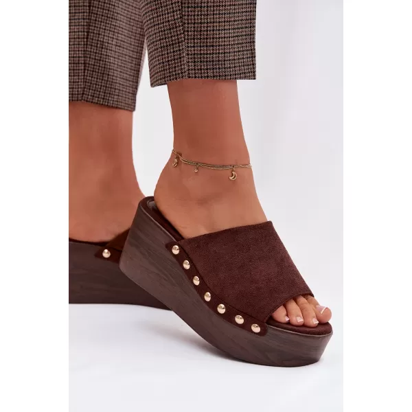  Dámske sandále BOTO HELIVINA 41630 BROWN 