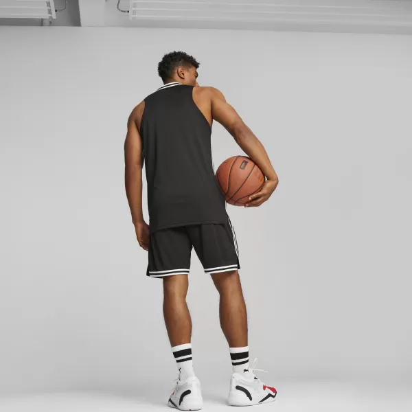  Pánske funkčné tričko PUMA HOOPS TEAM GAME JERSEY 676628-01 PUMA ČIERNA 