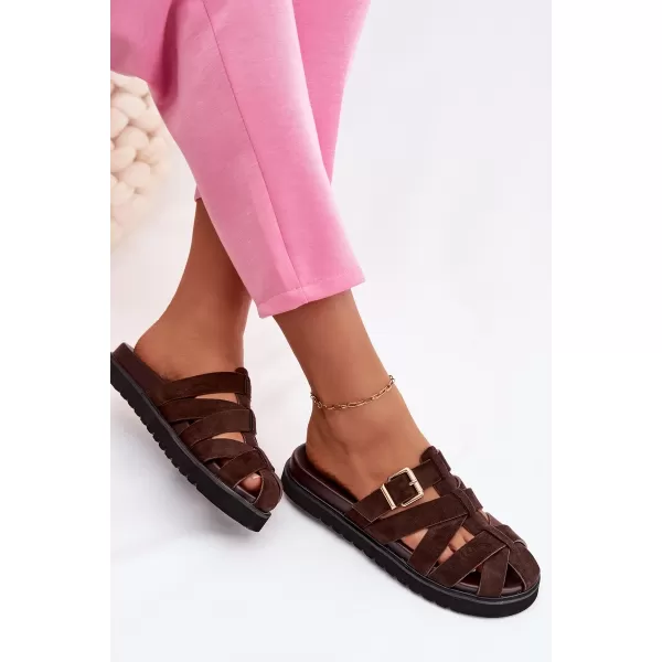  Dámske šľapky BOTO ROSELISSE 41561 BROWN 