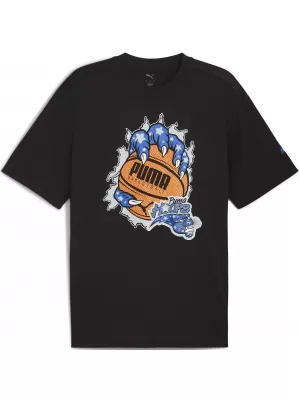 Pánske tričko PUMA HOOPAVERSE TEE 3 632891-02 PUMA ČIERNA