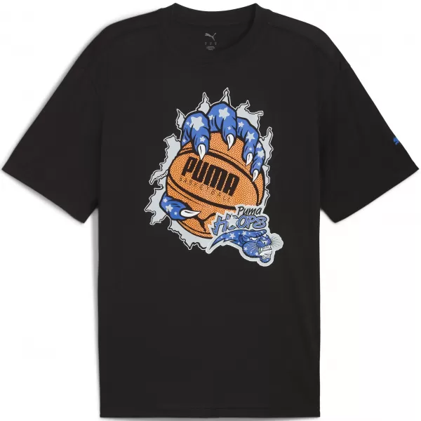  Pánske tričko PUMA HOOPAVERSE TEE 3 632891-02 PUMA ČIERNA 