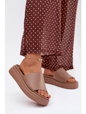 Dámske šľapky BOTO TANELISSE 41301 KHAKI