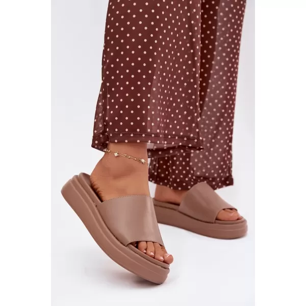  Dámske šľapky BOTO TANELISSE 41301 KHAKI 