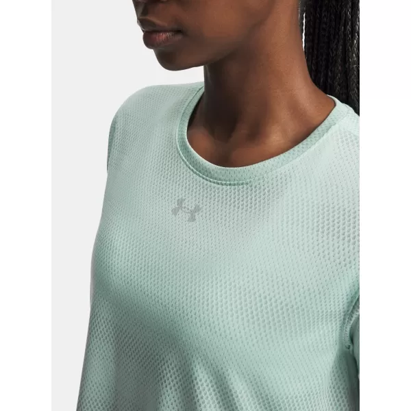  Dámske tričko UNDER ARMOUR UA VELOCITI SHORTSLEEVE 6009540-703 ZELENÁ 