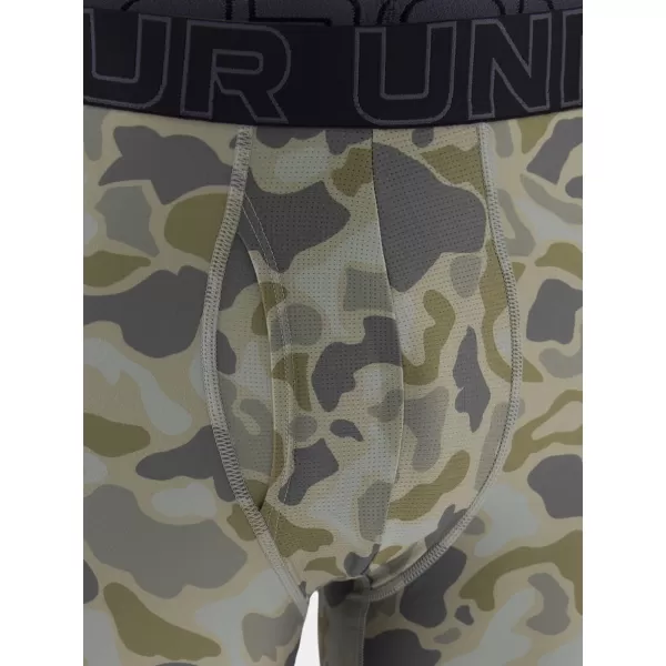  Pánske boxerky UNDER ARMOUR UA PERFORMANCE TECH - PRINT 6IN - 1PK 1383875-069 TITÁN 