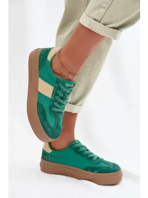 Dámske tenisky BIG STAR TT274163 GREEN Big Star Shoes