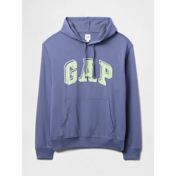 Pánska mikina GAP HERITAGE LOGO PULLOVER HOODIE 868460-06 QUIET BLUE 