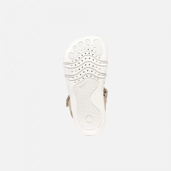  Dievčenské sandále GEOX SANDAL STEPPIEUP B656QA0CR85C5000 BÉŽOVÁ 