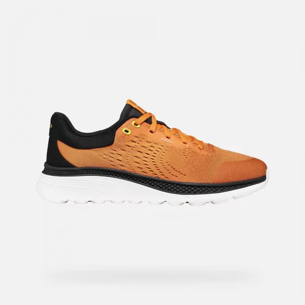  Pánske tenisky GEOX SPHERICA ACTIF X1 G014569 ORANŽOVÁ 