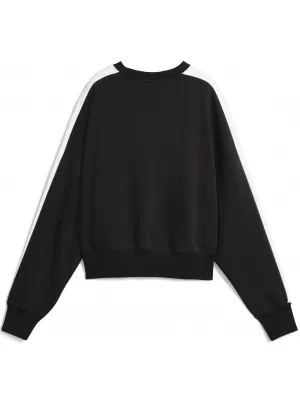 Dámska mikina PUMA T7 OVER-OVERSIZED CREW 633439-01 PUMA ČIERNA