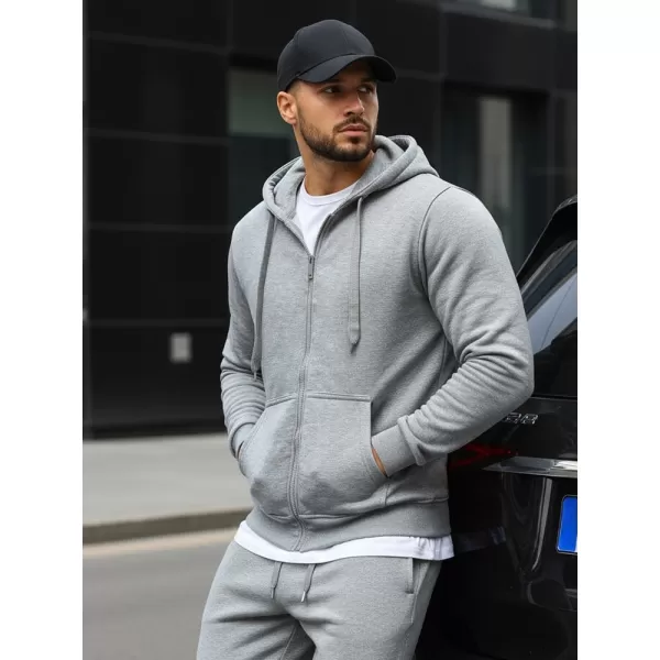  Pánska mikina DSTREET BX2412 SVETLO ŠEDÁ 