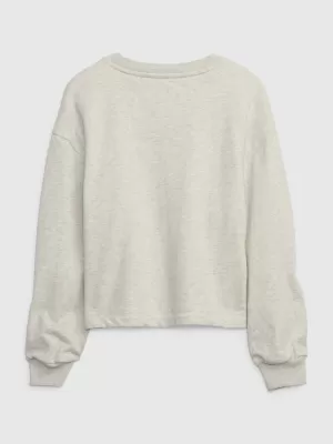 Detská mikina GAP SWEATSHIRT 500951-01 GREY HEATHER