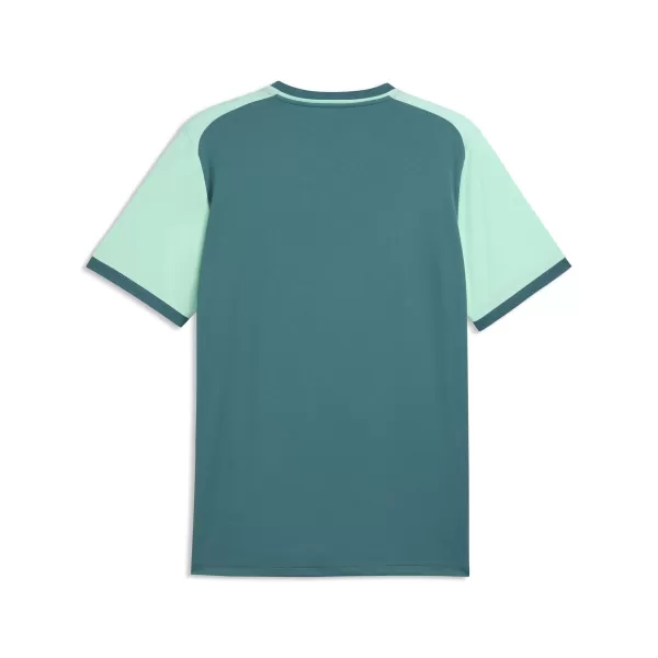  Pánske funkčné tričko PUMA TEAMLIGA26 MATCHDAY JERSEY 706544_43 EMERALD ICE/ EMERALD ICE/PUMA WHITE 