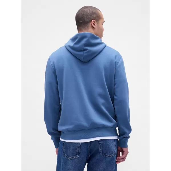  Pánska mikina GAP LOGO PULLOVER HOODIE 715036-71 CORNFLOWER 