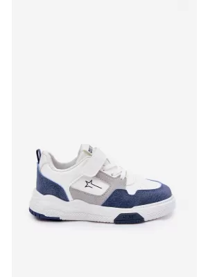 Detské topánky BIG STAR RR374052 WHITE/BLUE Big Star Shoes