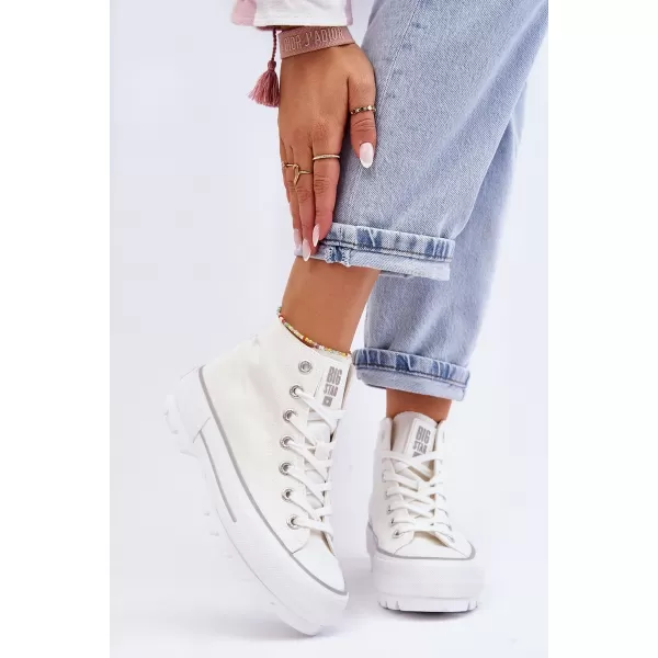  Dámske tenisky BIG STAR LL274156 WHITE Big Star Shoes 