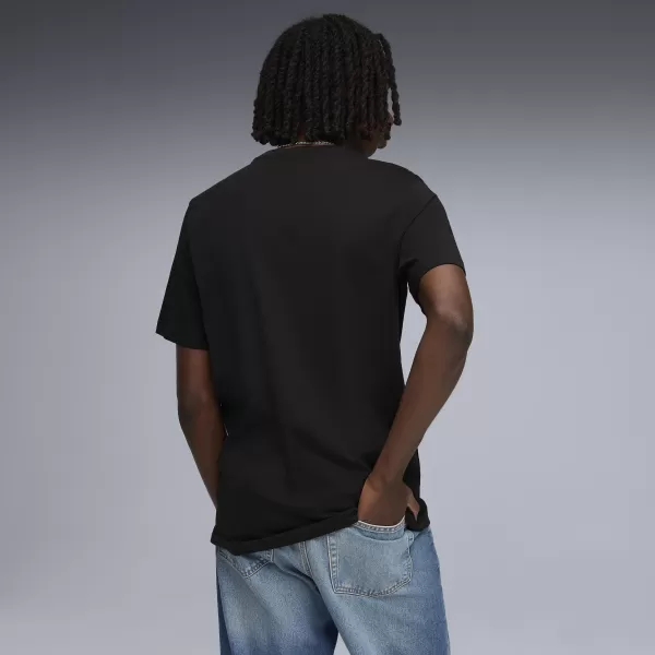 Pánske tričko PUMA GRAPHIC TEE 691786_01 PUMA BLACK 