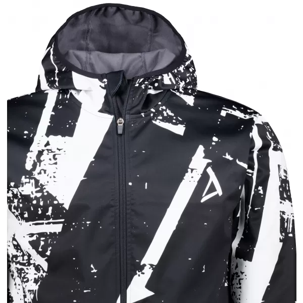  Pánska softshellová bunda premium ALTISPORT VOJ/ALM079JACK01 ČIERNOBIELA 
