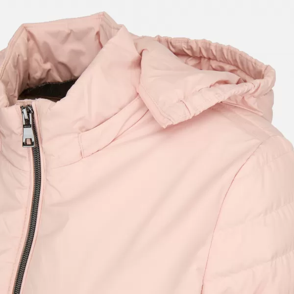  Dámska páperová bunda GEOX MYLUSE G012398 RUŽOVÁ 