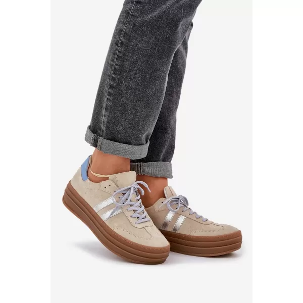  Dámske topánky ZAZOO N1068S4 BEIGE 