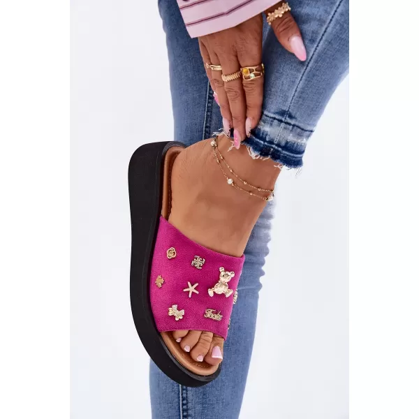  Dámske šľapky VINCEZA 66741 PINK 