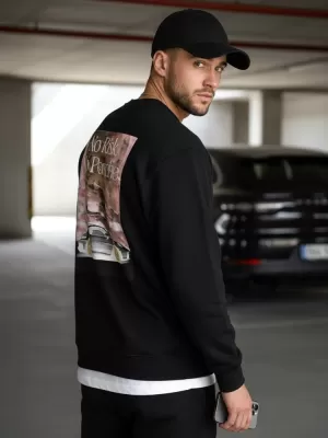 Pánska mikina DSTREET BX5947 ČIERNA
