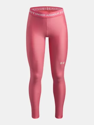 Dievčenské legíny UNDER ARMOUR HEATGEAR LEGGING 6009975-600 RUŽOVÁ