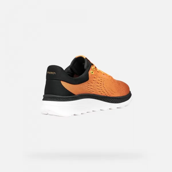  Pánske tenisky GEOX SPHERICA ACTIF X1 G014569 ORANŽOVÁ 