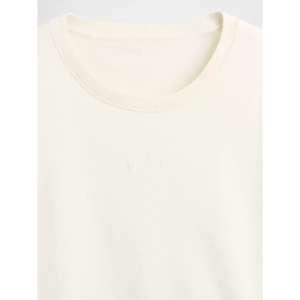  Dámska mikina GAP LOGO SWEATSHIRT 799277-02 WHITE SAIL 