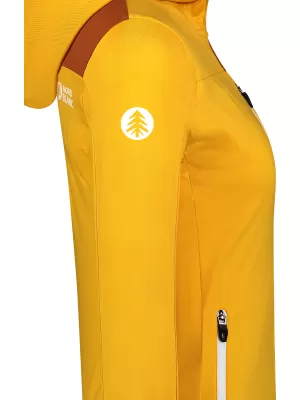 Dámska mikina powerfleece NORDBLANC RIVA NBWFL8292 JANTÁROVÁ