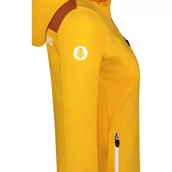  Dámska mikina powerfleece NORDBLANC RIVA NBWFL8292 JANTÁROVÁ 