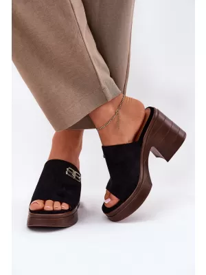 Dámske šľapky VINCEZA 17400 BLACK