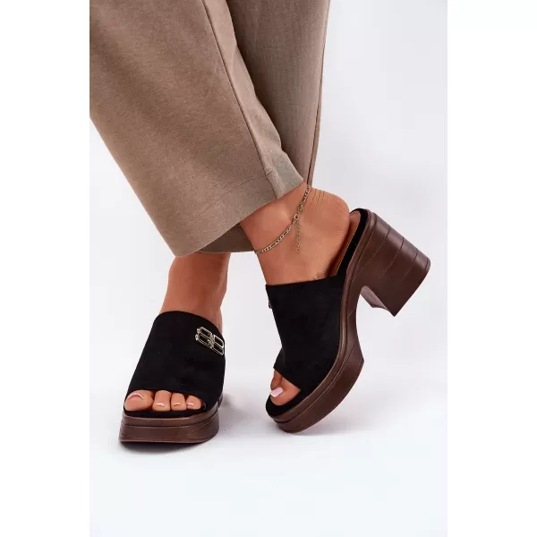  Dámske šľapky VINCEZA 17400 BLACK 