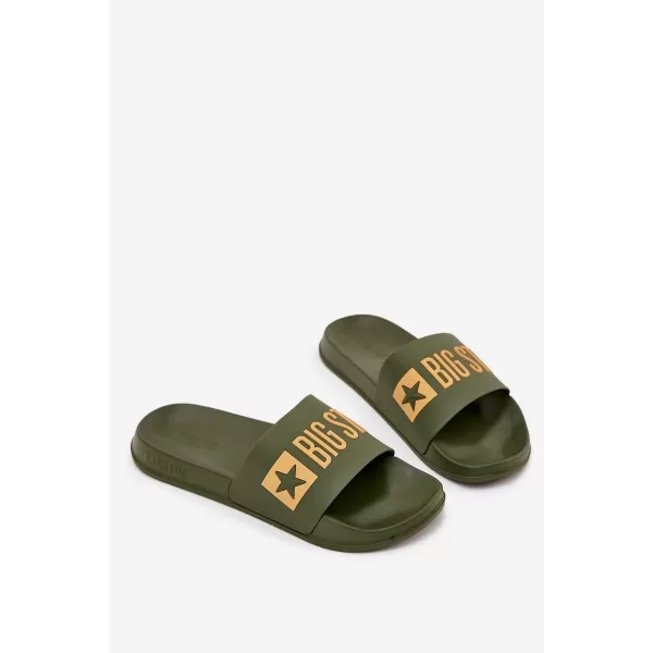  Pánske šľapky BIG STAR SS174360 GREEN Big Star Shoes 