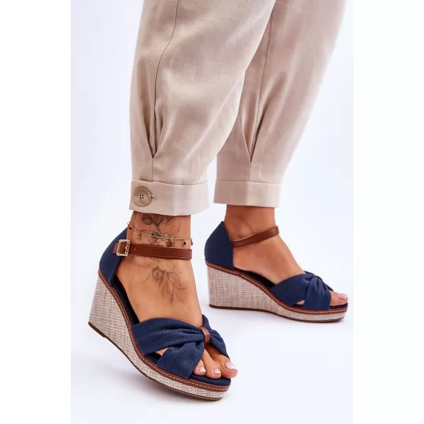  Dámske sandále BOTO DAPHNE 25416 NAVY 