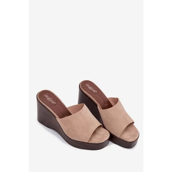  Dámske šľapky BOTO RAVELIA 41346 KHAKI 