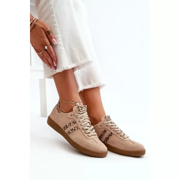  Dámske tenisky ZAZOO N1068 32634 BEIGE 