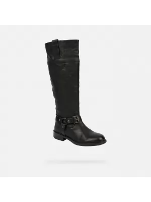 Dámske čižmy GEOX CATRIA G015022 ČIERNA