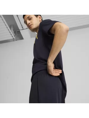 Pánske šortky PUMA ESS WOVEN SHORTS 682604_16 NOVÉ NÁMORNÍCTVO