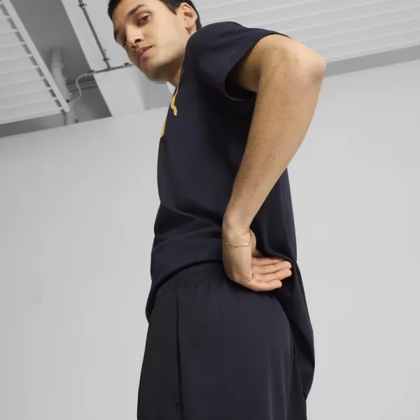  Pánske šortky PUMA ESS WOVEN SHORTS 682604_16 NOVÉ NÁMORNÍCTVO 