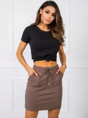 Dámska sukňa BASIC FEEL GOOD RV-SD-3726-1.06 BROWN