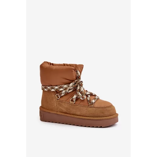  Dámske snehule D.FRANKLIN DFSH375003 TAN 