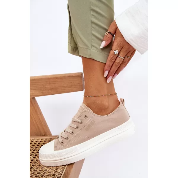  Dámske tenisky BIG STAR LL274969 BEIGE Big Star Shoes 