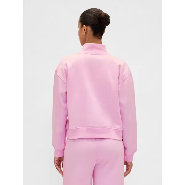  Dámska mikina GAP LOGO HALF ZIP 852841-05 PRIMROSE PINK 