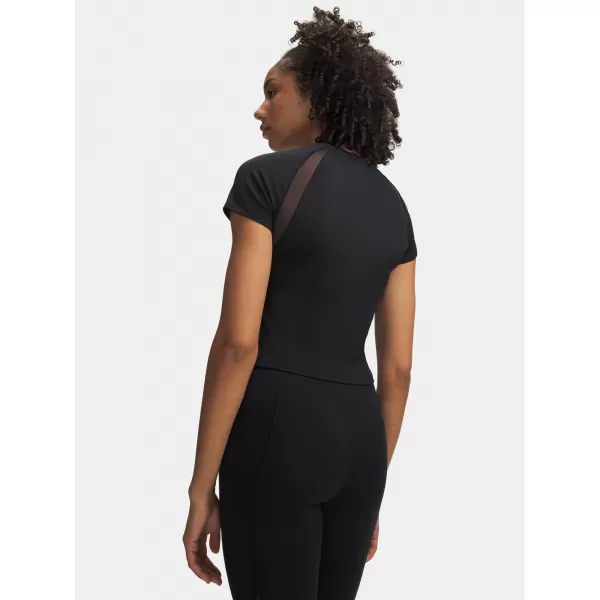  Dámske tričko UNDER ARMOUR MOTION MESH SS 6011045-001 ČIERNA 
