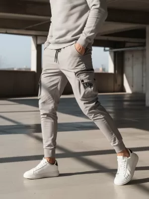 Pánske nohavice DSTREET UX4156 TMAVO ŠEDÁ