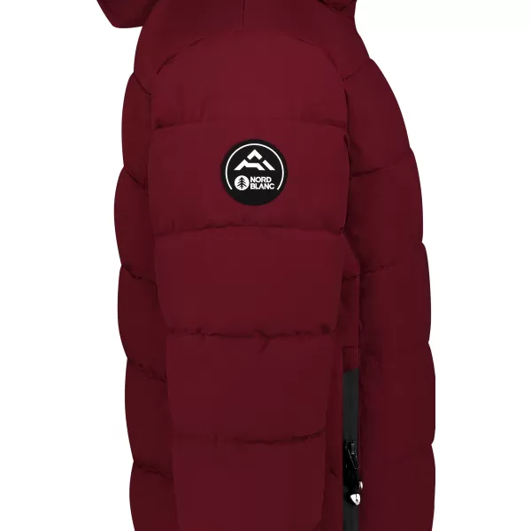  Pánska zimná bunda NORDBLANC BRAMBLE NBWJM8258 BORDOVÁ 