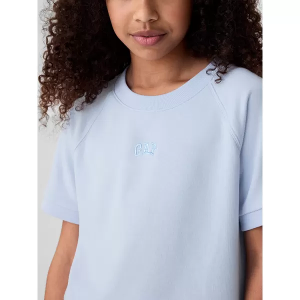  Detské tričko GAP RAGLAN PULLOVER 427789-01 BICOASTAL BLUE 