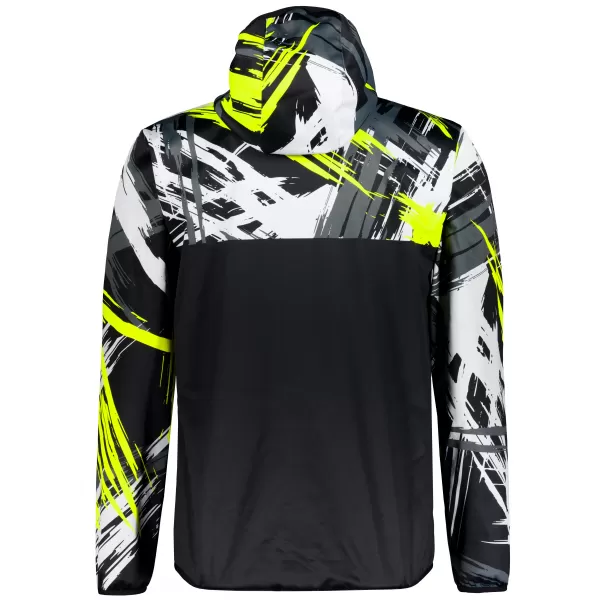  Pánska softshellová bunda premium ALTISPORT VOJ/ALM039JACK01 ČIERNOŽLTÁ 