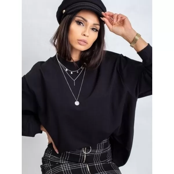  Dámska mikina BASIC FEEL GOOD RV-BL-5185.82P NOIRE 